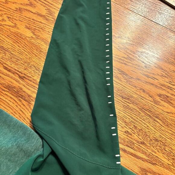 Under Armour Loose Coldgear Zip Up Jacket Green Lacrosse with B Men's Size L - Picture 14 of 15